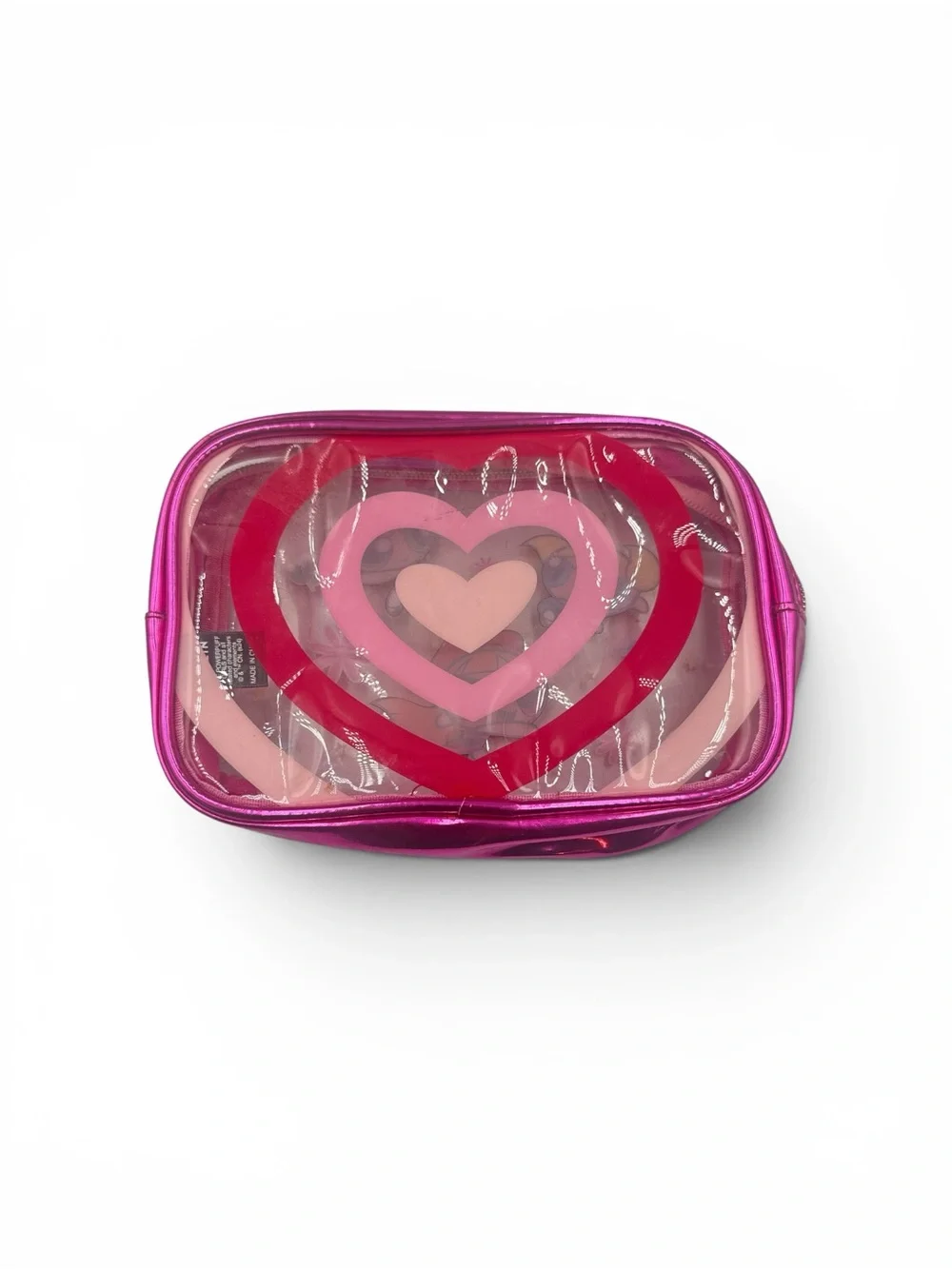 Y2K Powerpuff Girls Pink Glitter Mini Backpack & Matching Cosmetic Pouch Set